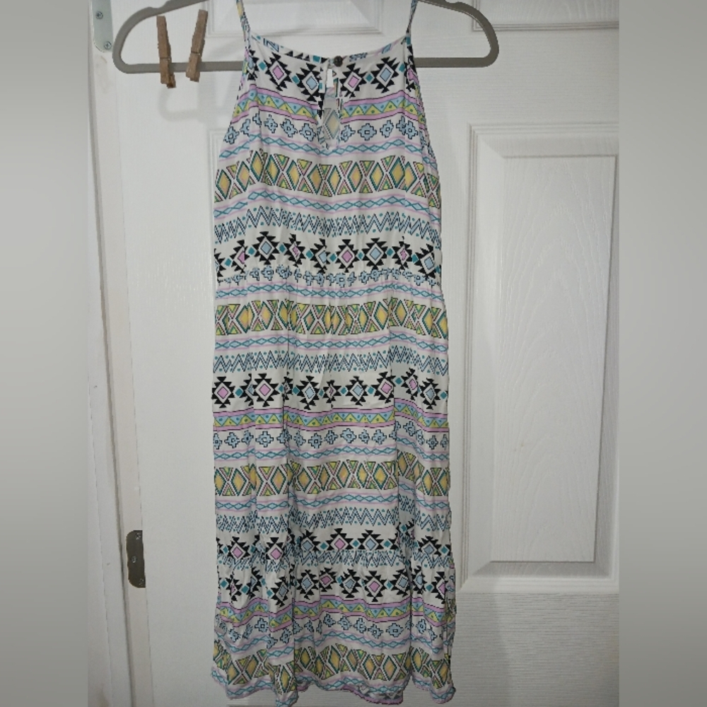Wrangler girls multimedia geometric shape dress